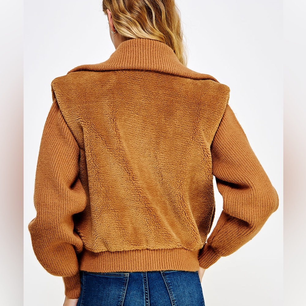 Knit Collared Jacket - Picture 3 of 3